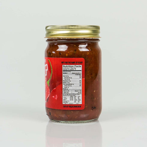 12 Pepper Joes Carolina Reaper Salsa Dangerously Delicious Superhot Salsa with Worlds Hottest Pepper Ounce Jar of Spicy