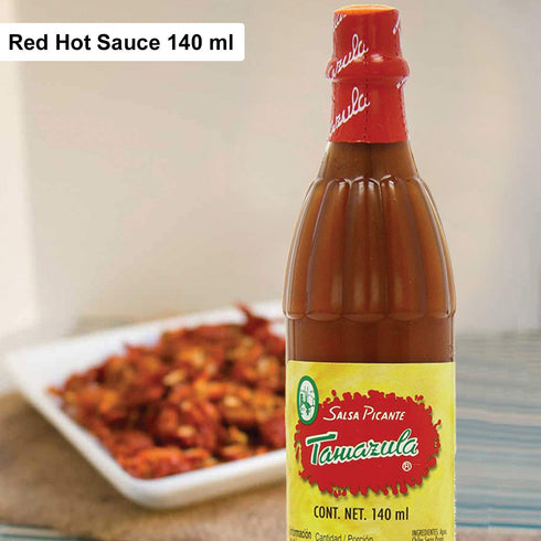Valentina 140 ml Pack 5 Tamazula Red Hot Sauce MexGrocer Salsa All Natural, Gluten Free & Vegan, Spice Mix Made From