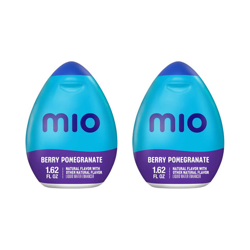 Mio Liquid Water Enhancer, Berry Pomegranate, 1.62 Fl Oz (Pack of 2)