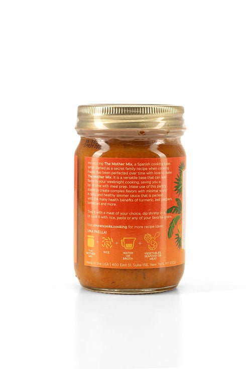 Simrancooks The Mother Mix, Spanish Sofrito Cooking Base - Ready to Eat, Vegetable Base, For Paella Recipe, Base for Meat, Vegetables & Seafood Mix - From Canary Islands Spain, 12oz - Made in USA