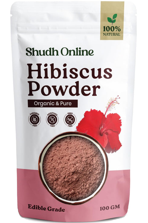 Organic Hibiscus Powder for Hair Growth (3.5 oz - 0.23 lb) Pure