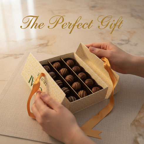15 count Mothers Day Chocolate Truffles Assortment Flavors Dubai Chocolate Pistachio, Hazelnut, Coconut. Ideal