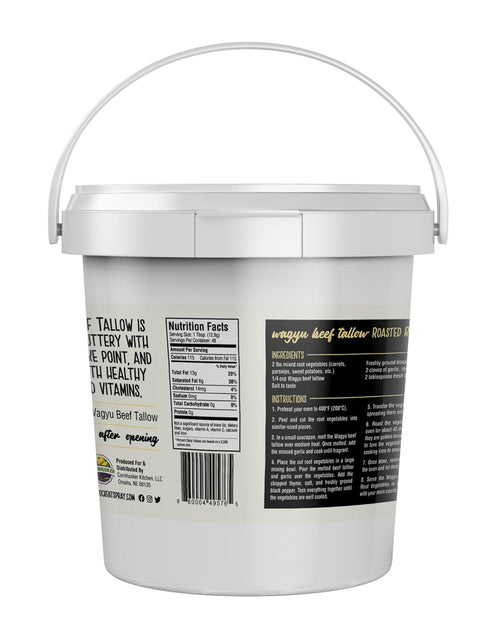 Cornhusker Kitchen 1.5 lb | Premium Rendered Wagyu Beef Tallow Tub | Paleo and Keto Friendly | Made in USA | Cows Are