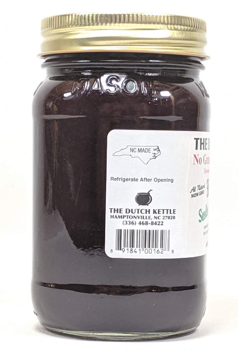 Generic 2-18 oz. The Dutch Kettle Amish Homestyle Sugarless Seedless Blackberry Jam Jars