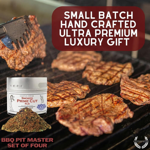 4 GLP-1 BBQ Pit Master Collection | Gourmet Seasonings & Spice Rubs | All Natural, Mon GMO | Hand Crafted in Small