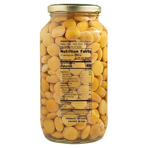 32 oz (946 ml) Eastern Feast - Lupini Beans Ready to eat