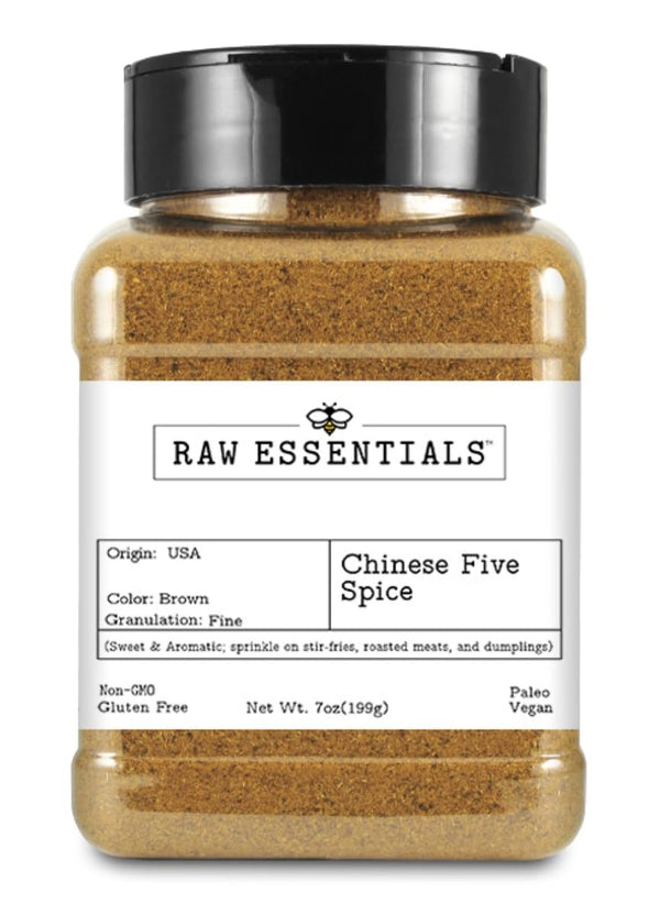 Raw Essentials Chinese 5 Spice Sweet and Aromatic Flavor for Stir Fries,