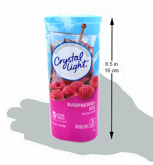 Crystal Light Raspberry Ice Drink Mix - 12-quart, 1.3-ounce Packages (Pack of 2)