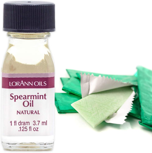 Lorann Oils Candy & Baking Flavoring, 0.125oz Bottle, 2/Pkg-Spearmint Oil