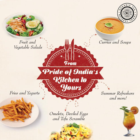 2.45 oz Pride of India Chat Masala Powder | Indian Chaat Masala Seasoning Spice Blend | Tangy & Savory Masala Powder