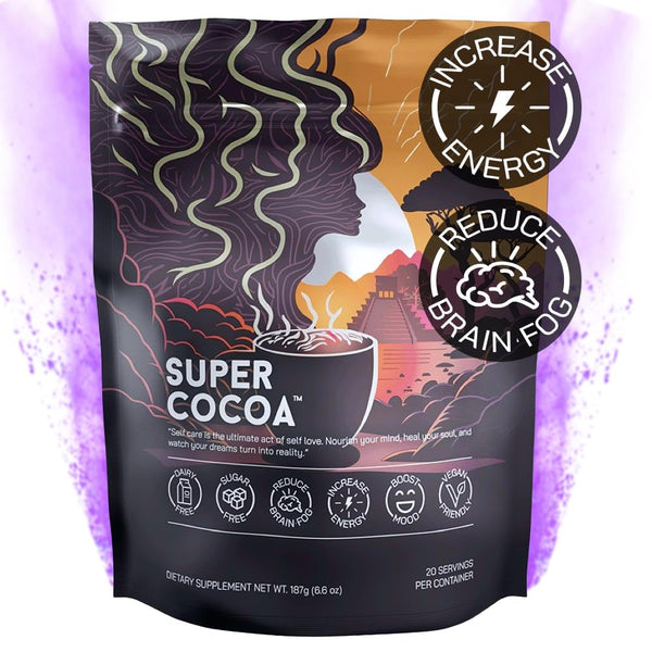 Super Cocoa Coffee Alternative Hot Chocolate Mix - Nootropics Brain Support Supplement