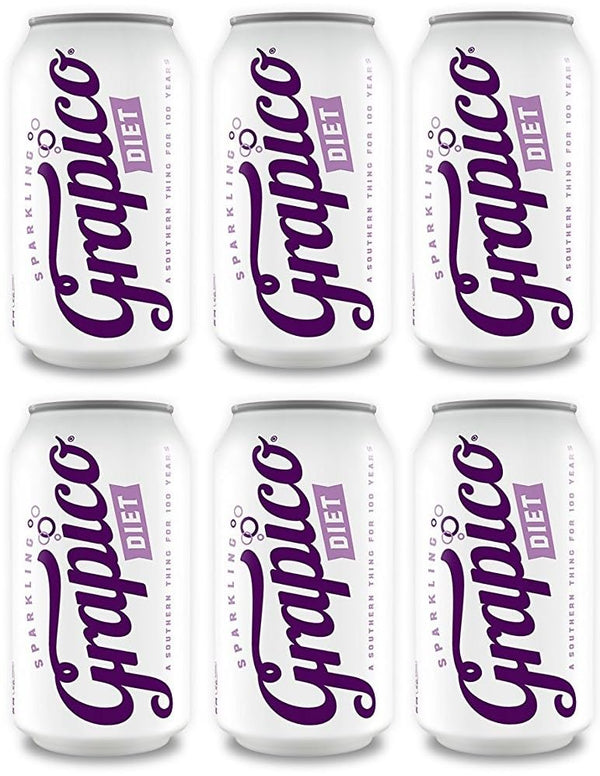 Generic Grapico 6 pack 12oz cans diet Soft drink soda pop