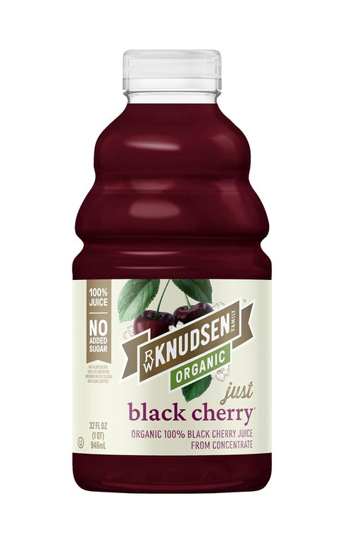 R.W. Knudsen Organic Just Black Cherry from Concentrate, 32 fl oz (Pack