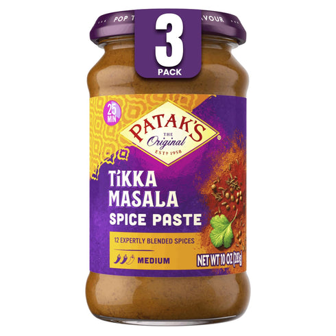 Pataks Tikka Masala Spice Paste - Medium Indian Curry Paste w/a Blend