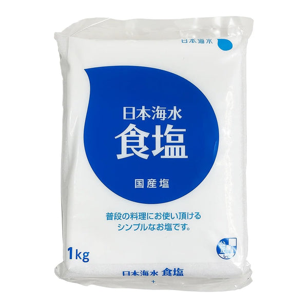 JP Nihon Kaisui Syokuen Japanese Sea Salt 1Kg (Pack of 2), Made from