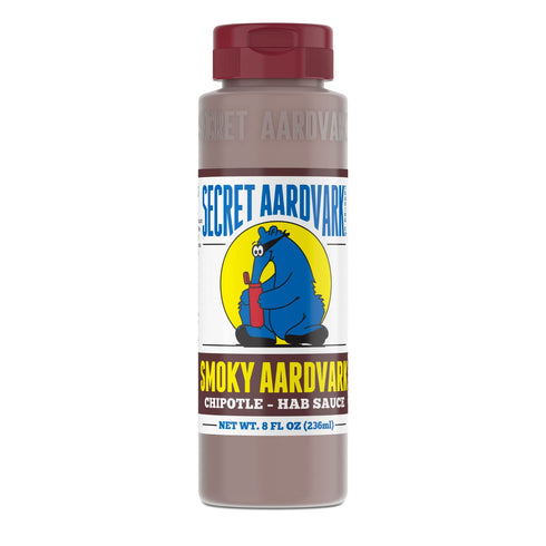 Smoky Chipotle Hot Sauce, Secret Aardvark, Chipotle Peppers & Roasted Habaneros, 8 Fl Oz