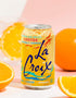 12 Oz (pack 8) La Croix Sparkling Water, Orange, Fl