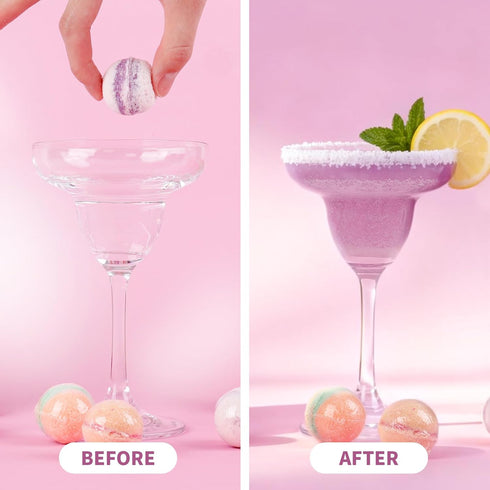 9 (9 Cocktail & Mocktail Bombs, Glitter Drink Bombs with Fruit Flavors, Cocktail Bombs & Drink Bombs, Edible Glitter