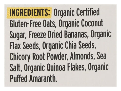 Multipack, 9.12 Purely Elizabeth, Oatmeal Banana Nut Prebiotic Ounce