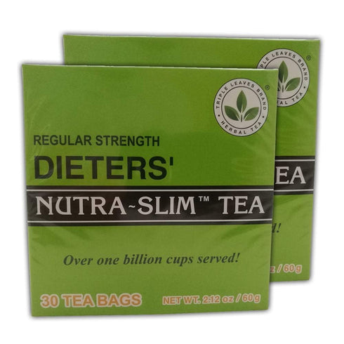 Triple Leaves Brand Nutra-Slim Tea, Regular Strength Dieters' Tea - Dietary Detox,