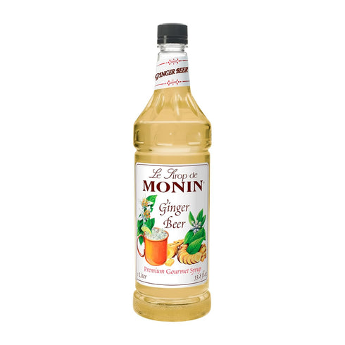 Monin - Ginger Beer Ale Syrup, Crisp and Authentic Ginger Flavor, Great