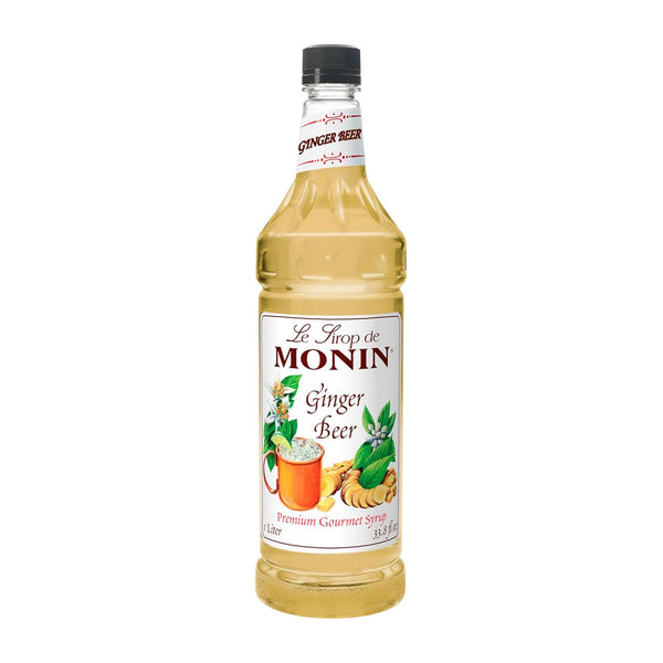 Monin - Ginger Beer Ale Syrup, Crisp and Authentic Ginger Flavor, Great