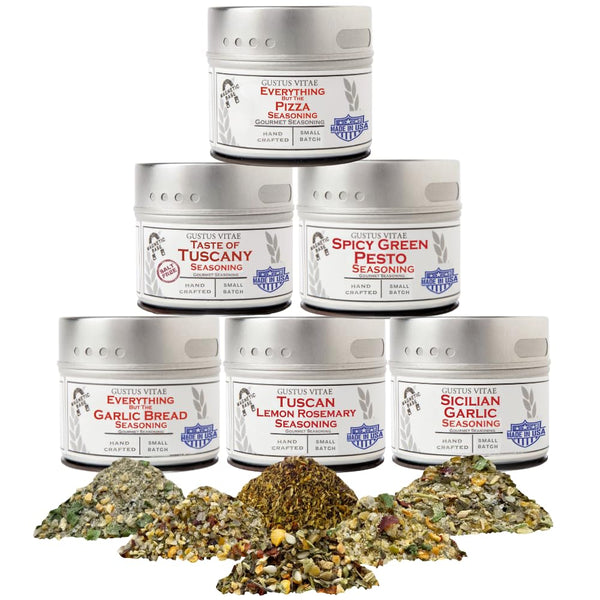 Italian Seasoning Gift Set | Tastes of Italy | Artisanal Spice Blends