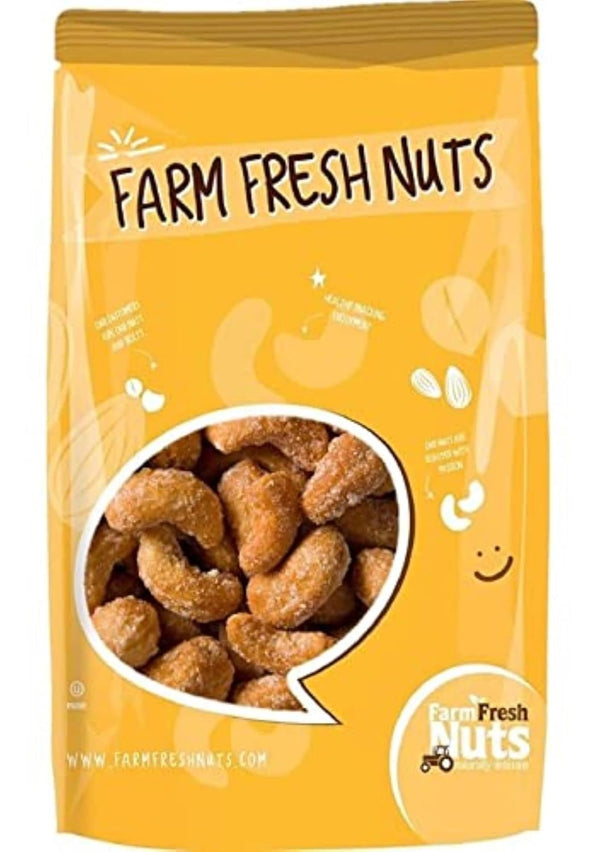 Honey Roasted Cashews - Small Batch Roasted Sweet & Tasty - Handpicked
