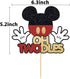 Oh Twodles Mouse Cake Topper | 2nd Birthday Party Supplies and Decorations
