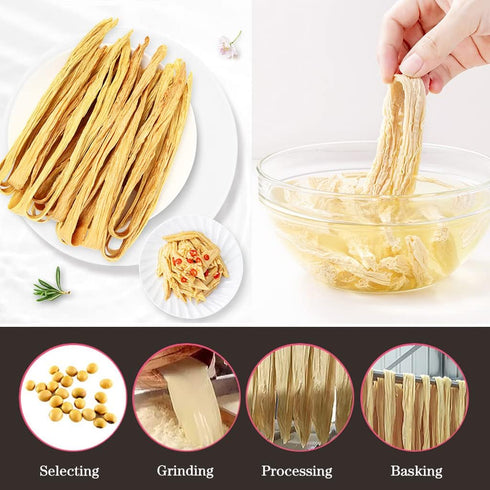 Generic (2 Pack) Dried Tofu,Tofu Skin Soy Products,Vegetarian,Handmade Dried Tofu SkinHigh-Quality Protein
