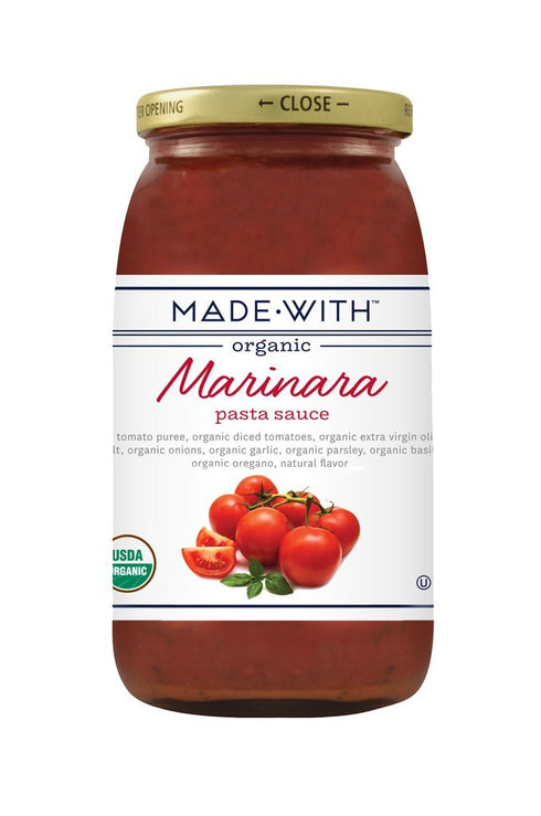 MadeWith Made With Organic Pasta Sauce Marinara, 25 Ounce