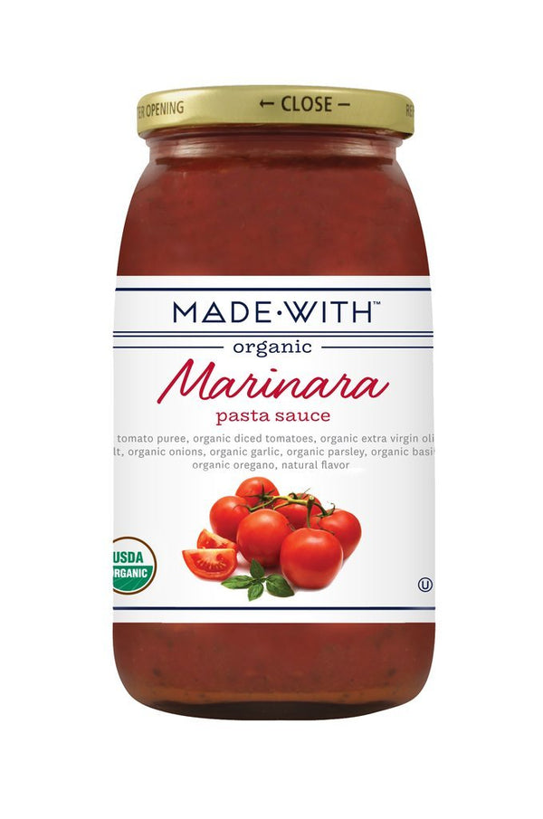 MadeWith Made With Organic Pasta Sauce Marinara, 25 Ounce