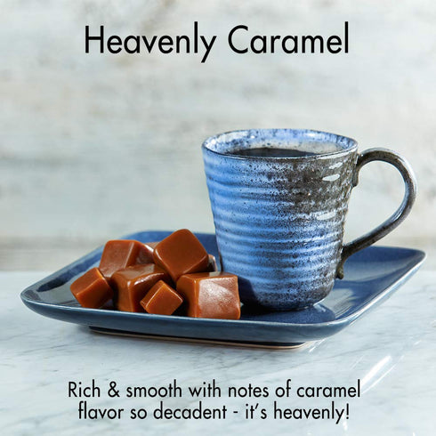 County 20 oz Door Coffee - Heavenly Caramel - Sweet & Buttery Caramel Flavored Coffee - Medium Roast - Ground Coffee