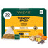 VAHDAM Turmeric Spice Herbal Tea Bags (30 Count), Caffeine-Free, Non-GMO, Gluten-Free, 100% Pure Herbal Tisane - Savory