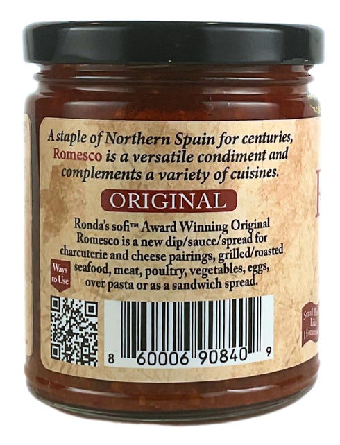 Romesco Dip, Spread, Topping & Sauce – Small-Batch Romesco with Almonds, Olive Oil, Red Peppers, & Tomato