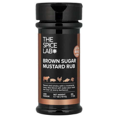 The Spice Lab Brown Sugar Mustard Rub, 5.7 oz (161 g)