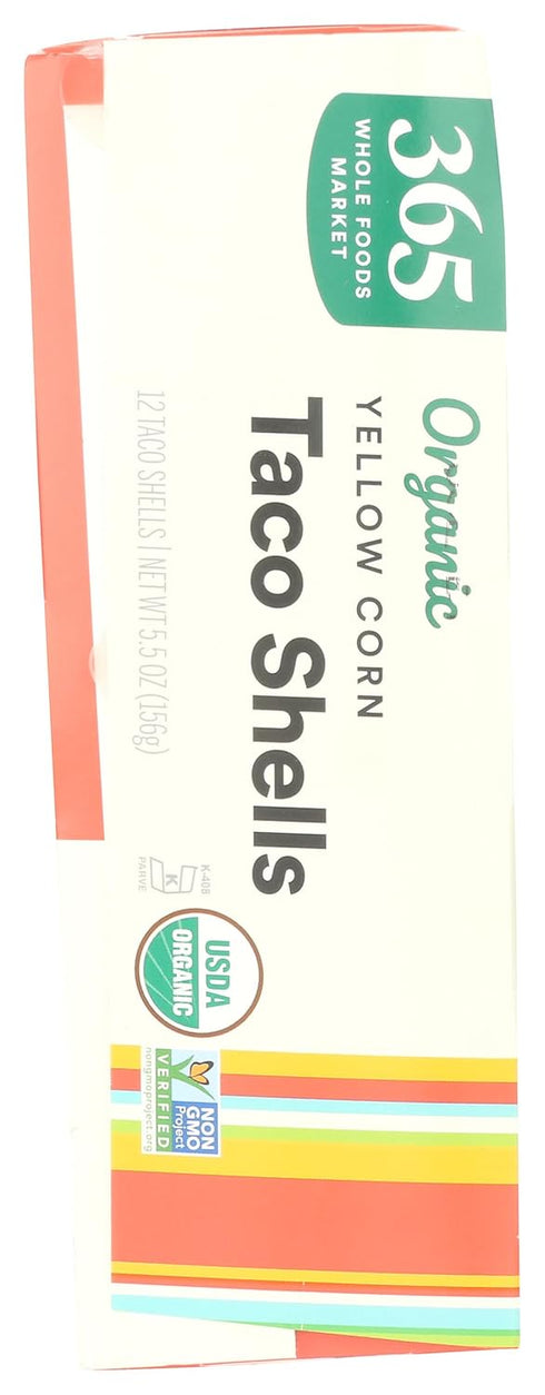 365 5.5 by Whole Foods Market, Organic Yellow Taco Shells, Ounce