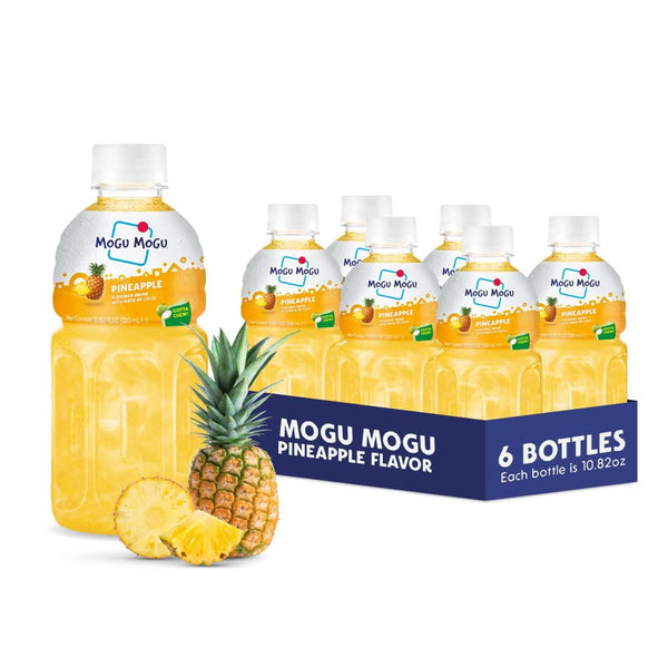 Mogu Mogu Drink Pineapple Juice (6 Bottles) Delicious drinks made with fruit