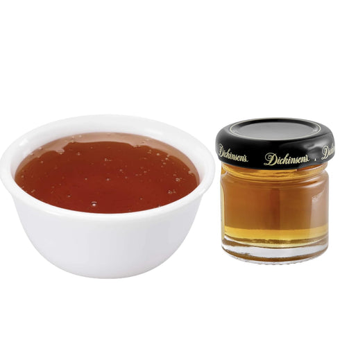 Movelo 1.1 oz (Pack 16) 100% Pure Honey Mini Jars Each of Natural Honey Individual Glass Jars for Tea, Breakfast