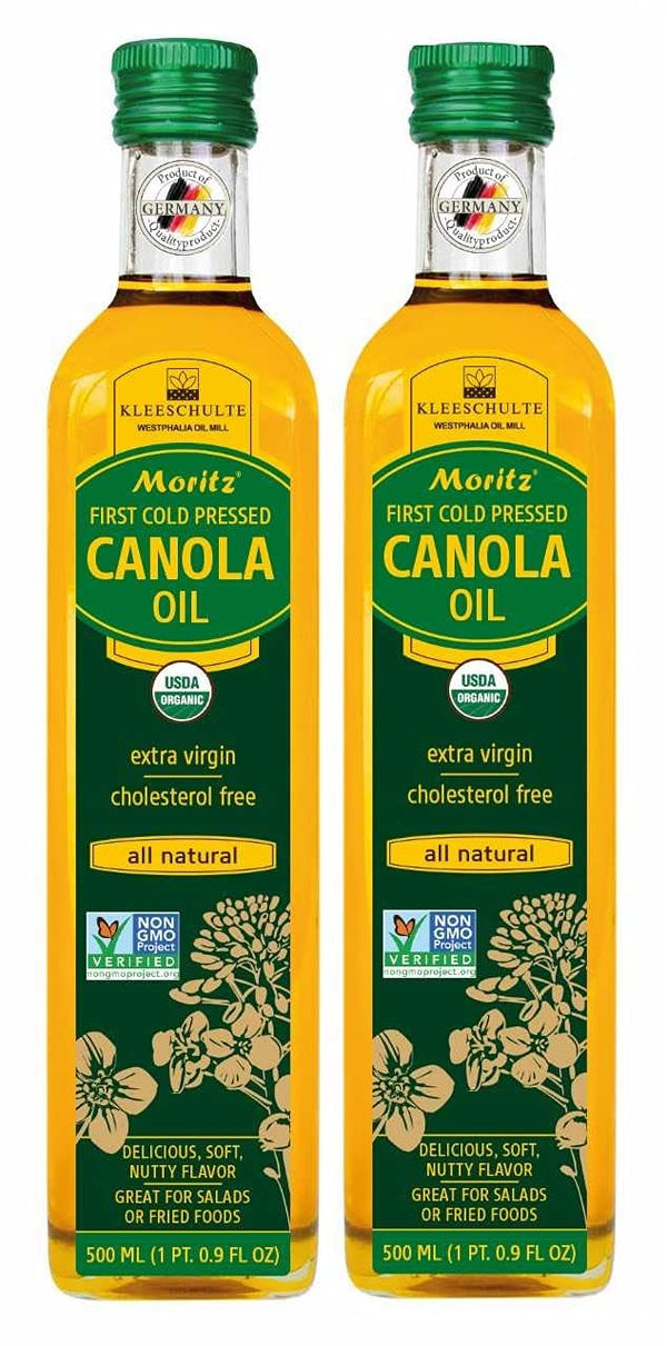 Kleeschulte 2x MORITZ Canola Oil - ORGANIC - cold pressed, NON GMO -
