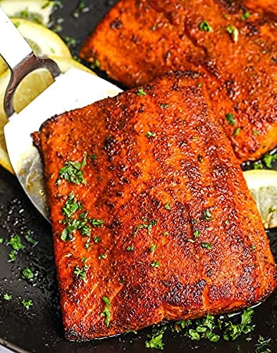 King Red Salmon Rub - Classic Potlatch Seasoning Dry Spice Blend for Grilled Seafood, All Natural, 3 oz Tin
