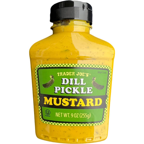 TJ's (3 Trader Joe's Dill Pickle Mustard Bottles), Kosher