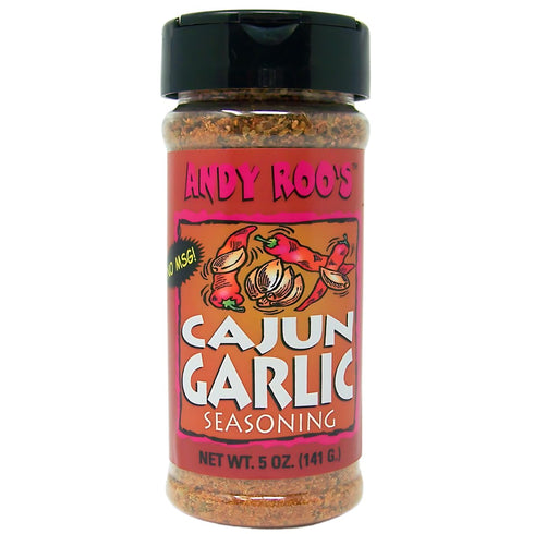 Andy Roo's Cajun Garlic Seasoning, 5 Ounces - No MSG