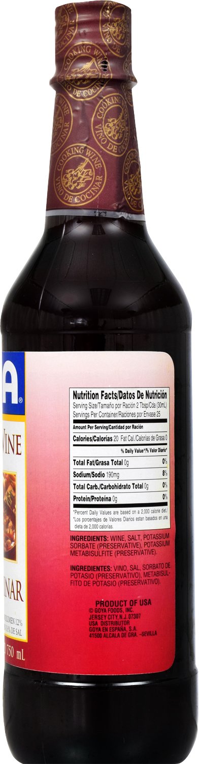 Goya Red Cooking Wine - 25.4 oz