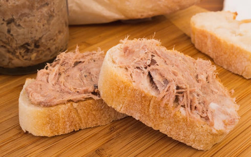 Hnaff (2 Pack, 9oz) Henaff French Imported Rillettes Pork Pate Spread Total
