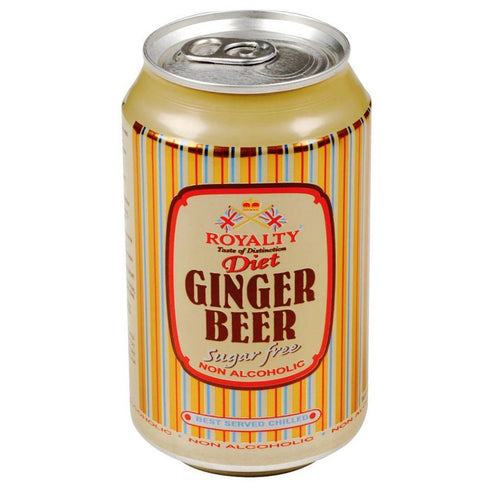 Royalty Ginger Beer Diet Case 24x 330ml Cans