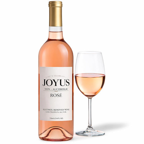 Joyus Non-Alcoholic Rose Wine, Award Winning Best In Class Dealcoholized Wine, Light