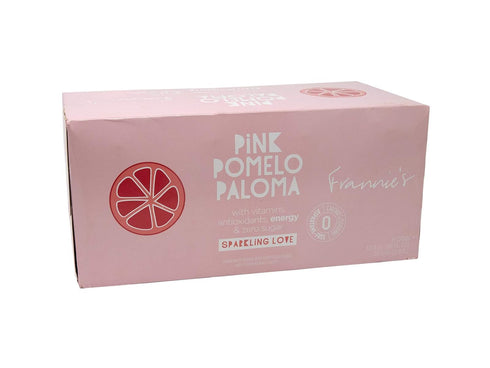 AmishTastes 12 Oz. (Pack 8 Frannies Sparkling Pink Pomelo Paloma, Protected With High-Density Foam, With Vitamins