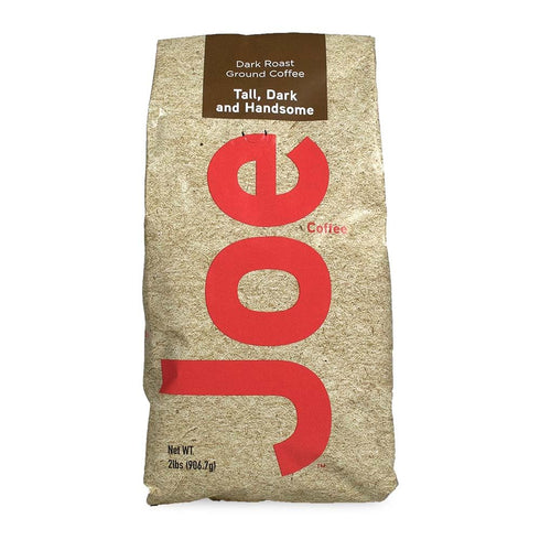 Joe Knows Coffee Dark Roast, Ground Coffee, Tall Dark and Handsome, 2