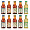 Gold Peak 10-Pack Variety Tea 18.5 oz Bottles Extra Sweet, Georgia Peach,